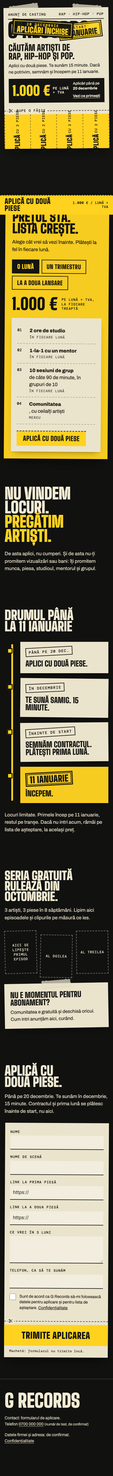 Varianta 1, primul ecran