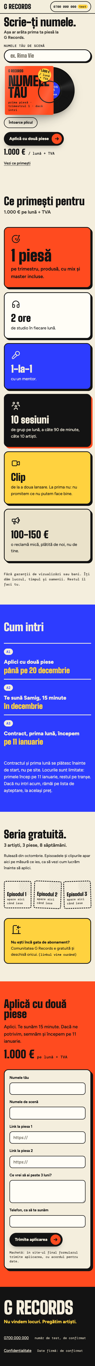 Varianta 5, primul ecran